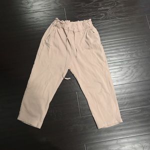 zara light pink pants